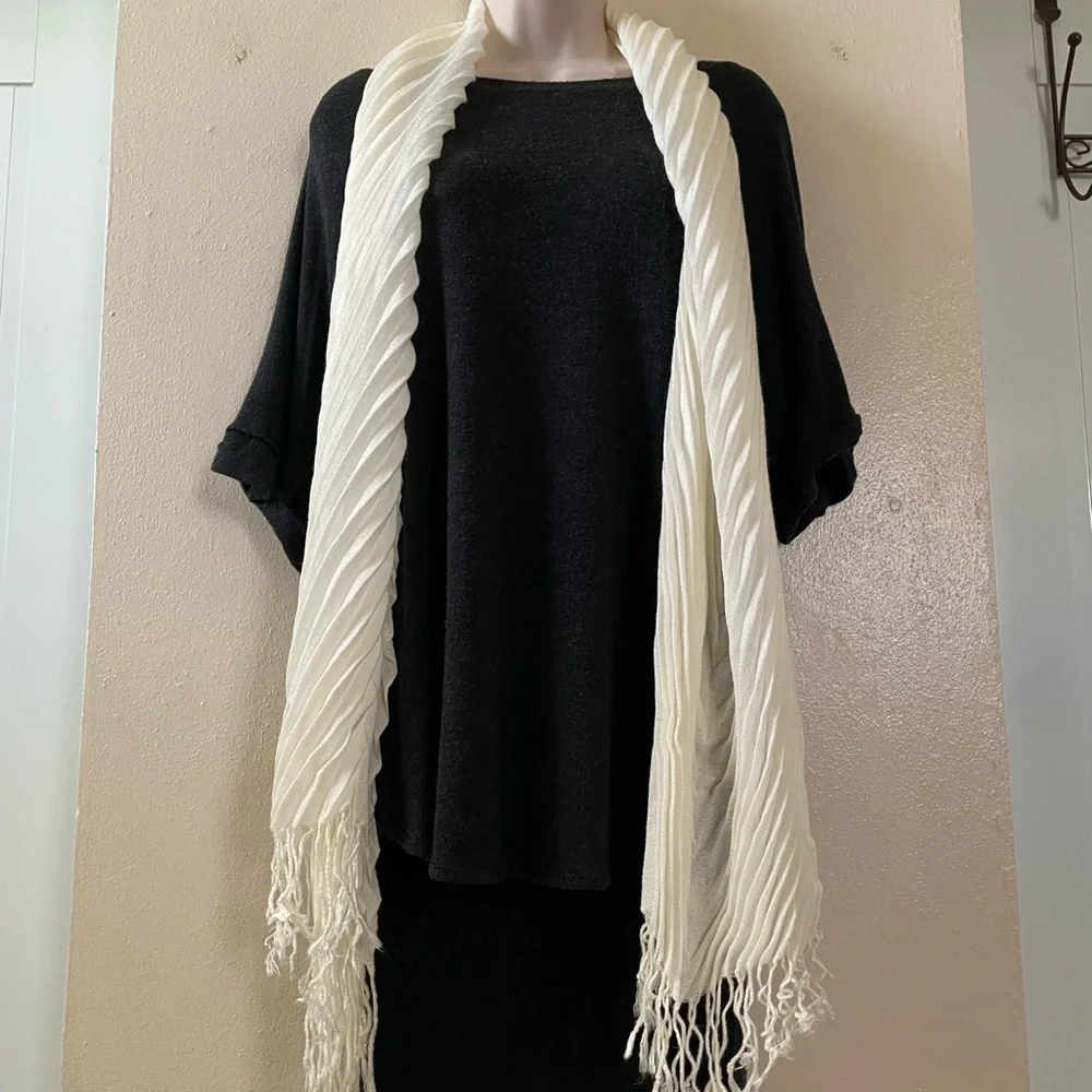 Cream Elegant Scarf Accessories